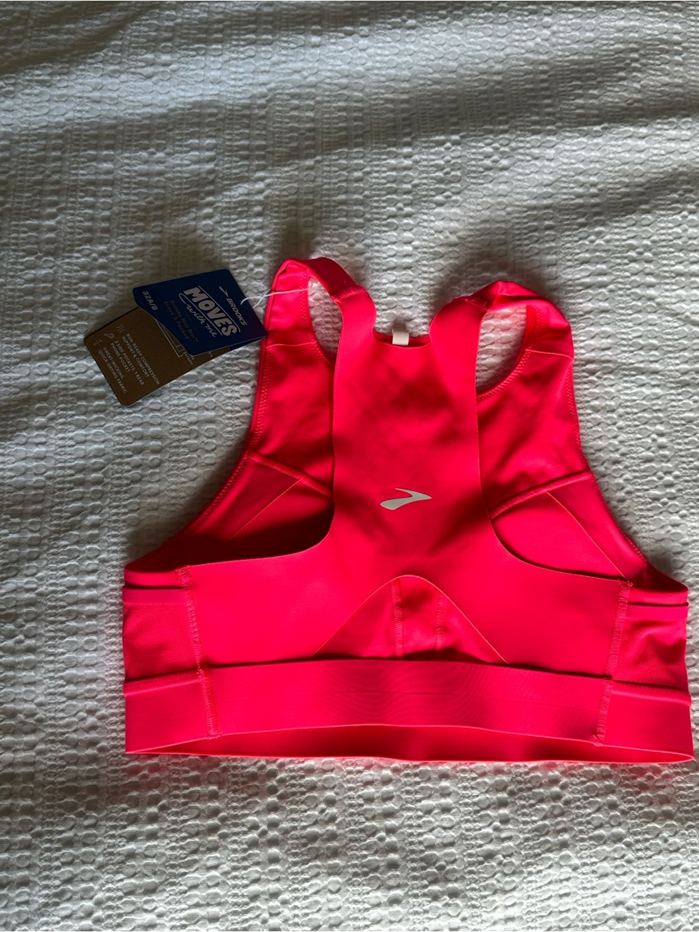 Brooks Women's Neon Pink Racerback Sports Bra